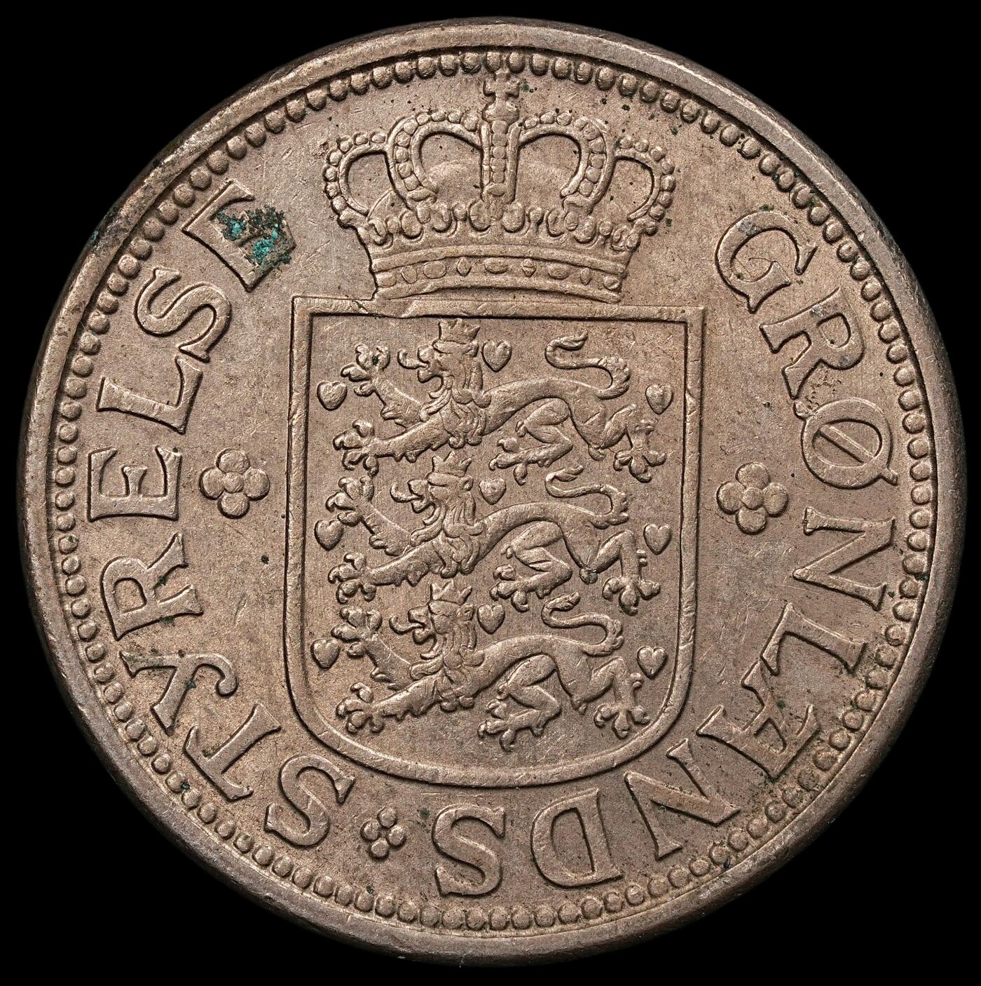 修遠堂世界钱币第112期 1926年格陵兰25欧尔