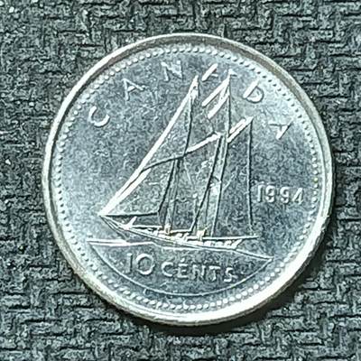 逸泉钱币2026第十九场世界钱币纪念币B2310-2754 2559加拿大1994年10分
