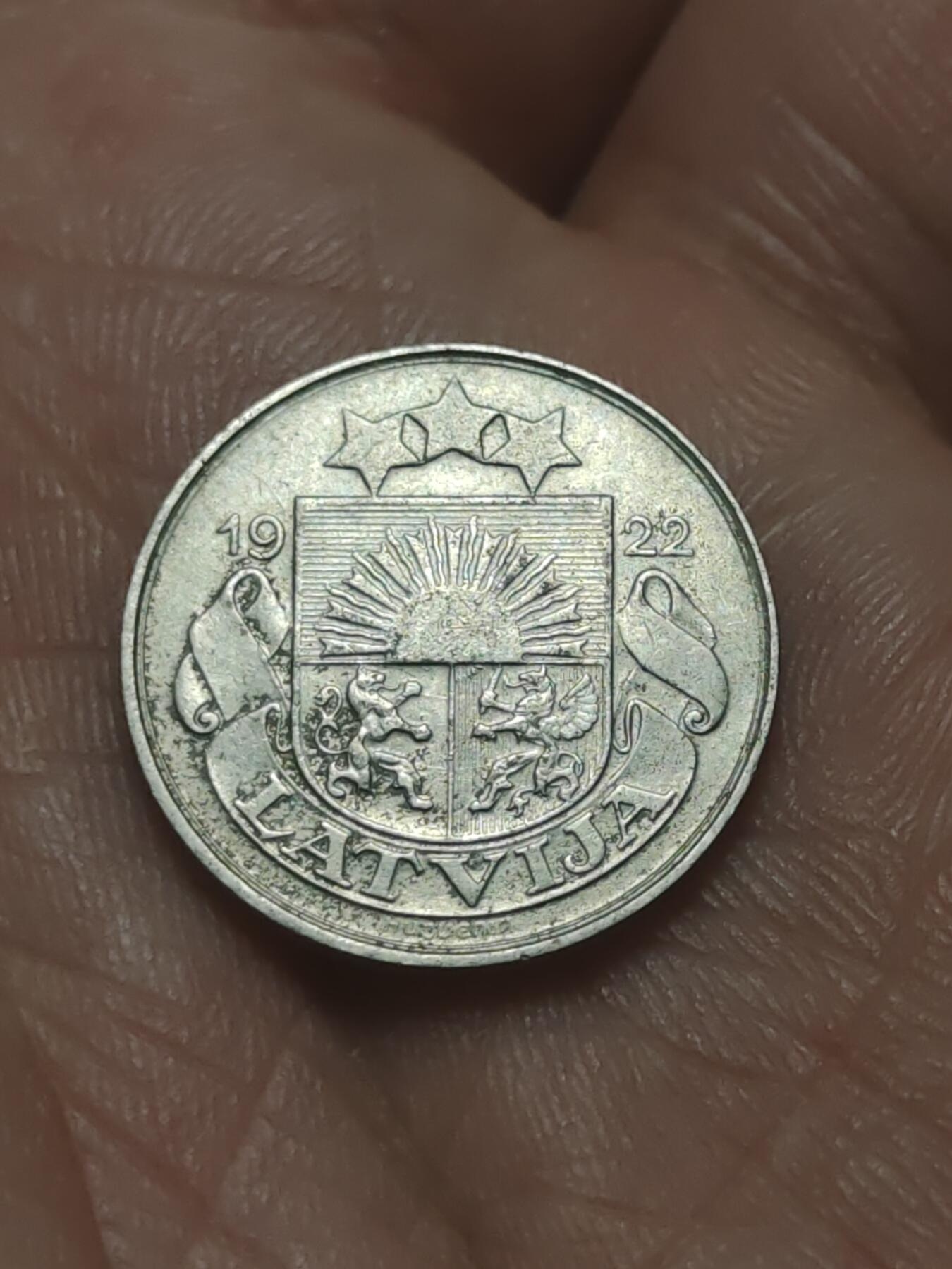 2026年第四十五场(总第二百一十四场）外国好品散币场(免佣金) 拉脱维亚🇱🇻1922单年份10分(第一套流通硬币)