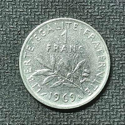逸泉钱币2026第十九场世界钱币纪念币B2310-2754 2504法国1969年1法郎