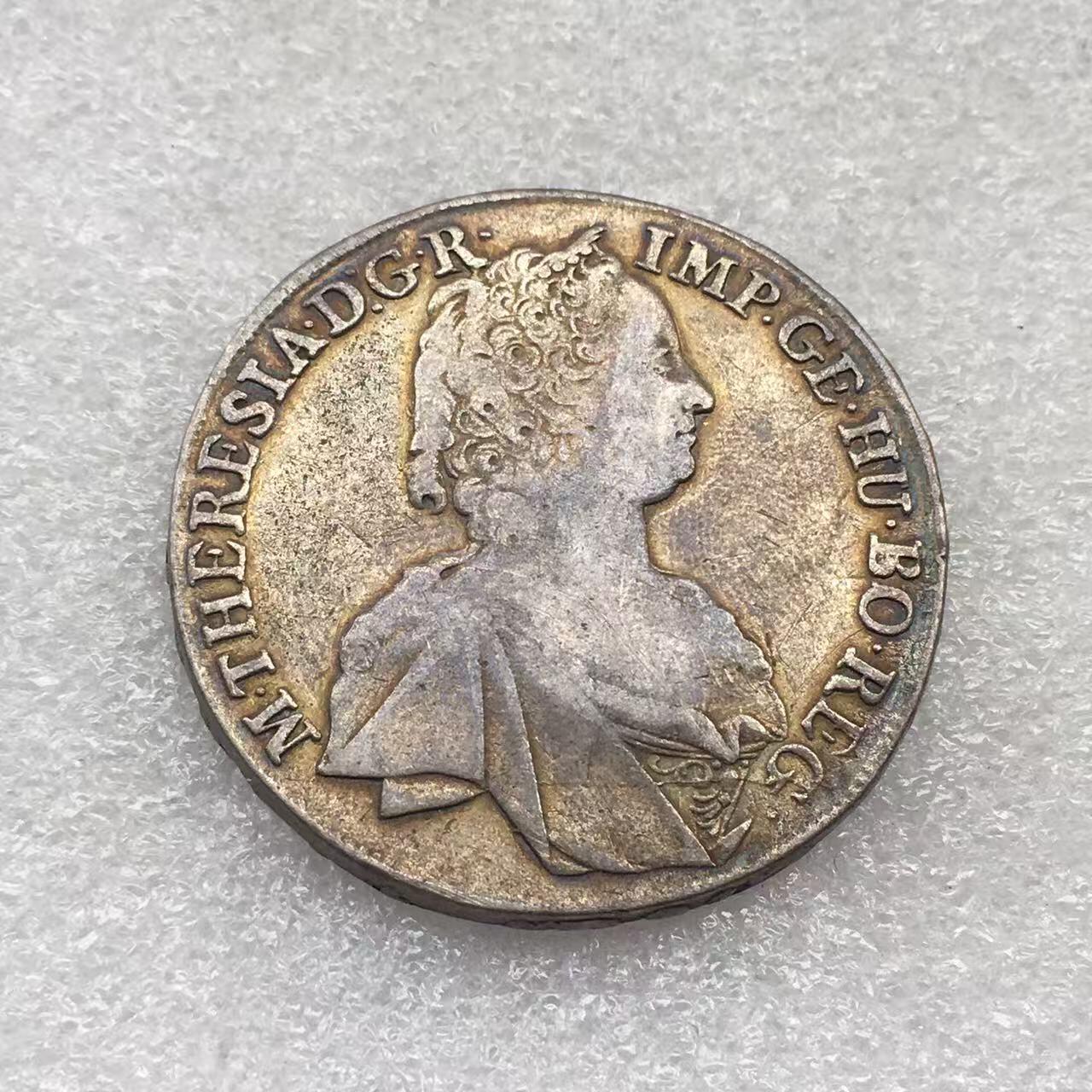 世界钱币专场拍卖 每周二开拍 原铸版1763年奥匈帝国特蕾西亚女王大奶妈老泰勒银币