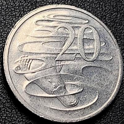 泉币菌-第229场-拍品多 请提前出价 - 2001年英属澳大利亚20分 伊丽莎白女王  鸭嘴兽  28.5mm