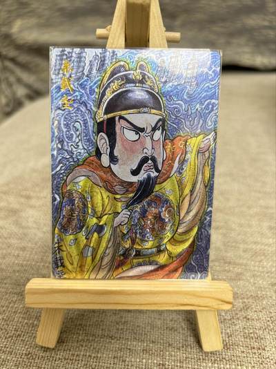 喜灰玩卡拍卖第八期，接拍品0佣金，欢迎送拍，释放现金流，让自己有资金可以购买更多喜欢的卡牌，让别的卡友能淘到更多心仪的卡牌 卡德曼 明帝系列 山丘老师绘 朱载坖 折光粗闪