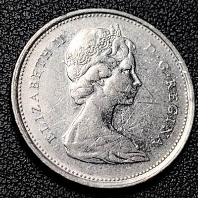 泉币菌-第228场-三月三 上巳节专场 拍品多 请提前出价 高币值 加拿大1974年1/4加拿大元 伊丽莎白二世 驯鹿 24mm 