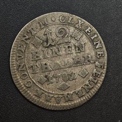 【淘币小摊】实时拍第八百九十六拍   银币套币场    每周一统一发货 德国布伦瑞克1781年1/12泰勒银币