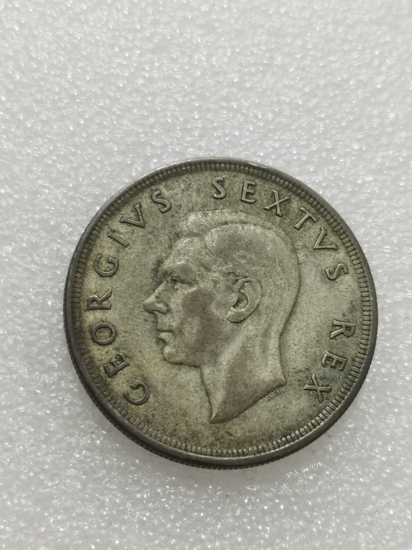 天下钱庄专场欢迎参拍 南非羚羊5先令银币