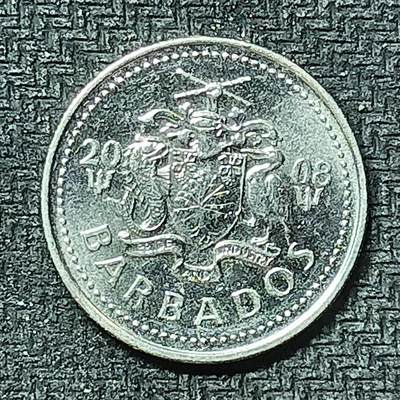 逸泉钱币2026第十九场世界钱币纪念币B2310-2754 2514巴巴多斯2008年25分