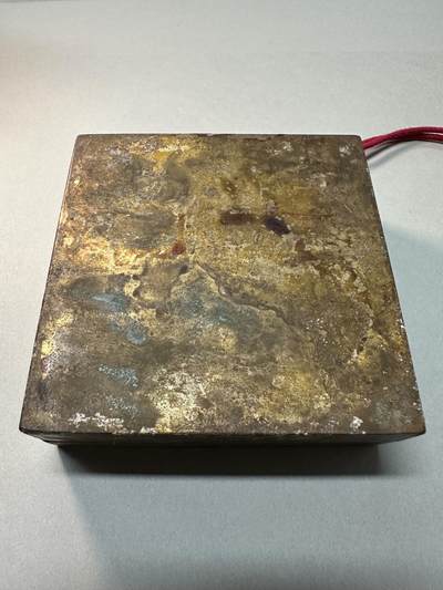 清-民国-建国｜老铜器专场.伍 民国江南春錾刻老铜墨盒