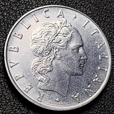 泉币菌-第229场-拍品多 请提前出价 意大利 1971年 50里拉 锻冶之神 伍尔坎 24mm