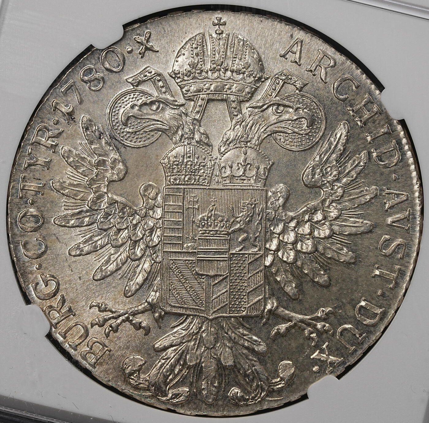 修遠堂世界钱币第112期 NGC MS64 奥地利大奶妈大银币，上期拍品，被鸽重拍