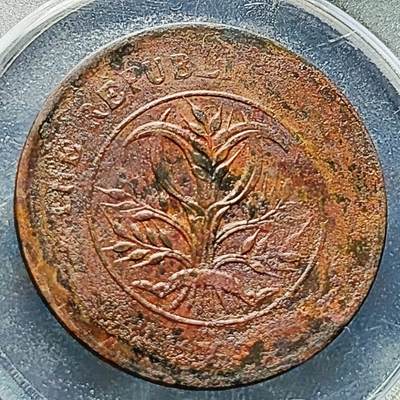 泉币菌-第228场-三月三 上巳节专场 拍品多 请提前出价 湖南省造二十文铜元 嘉禾 32×1.5mm