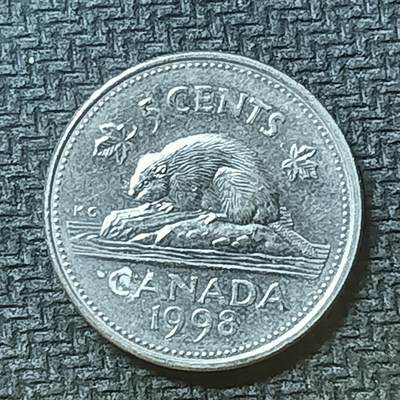 逸泉钱币2026第十九场世界钱币纪念币B2310-2754 2482加拿大1998年5分