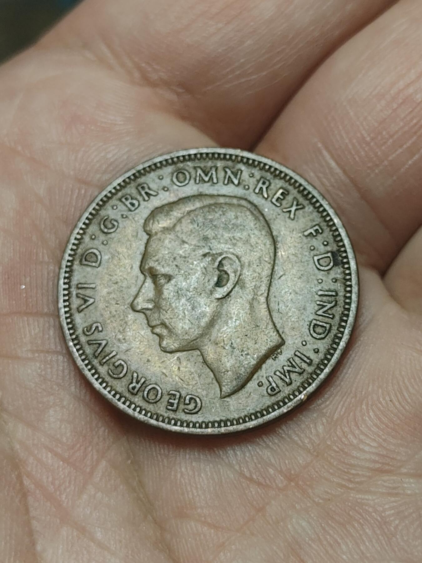 2026年第四十五场(总第二百一十四场）外国好品散币场(免佣金) 英国🇬🇧1943年1/2便士(乔治六世第一版)