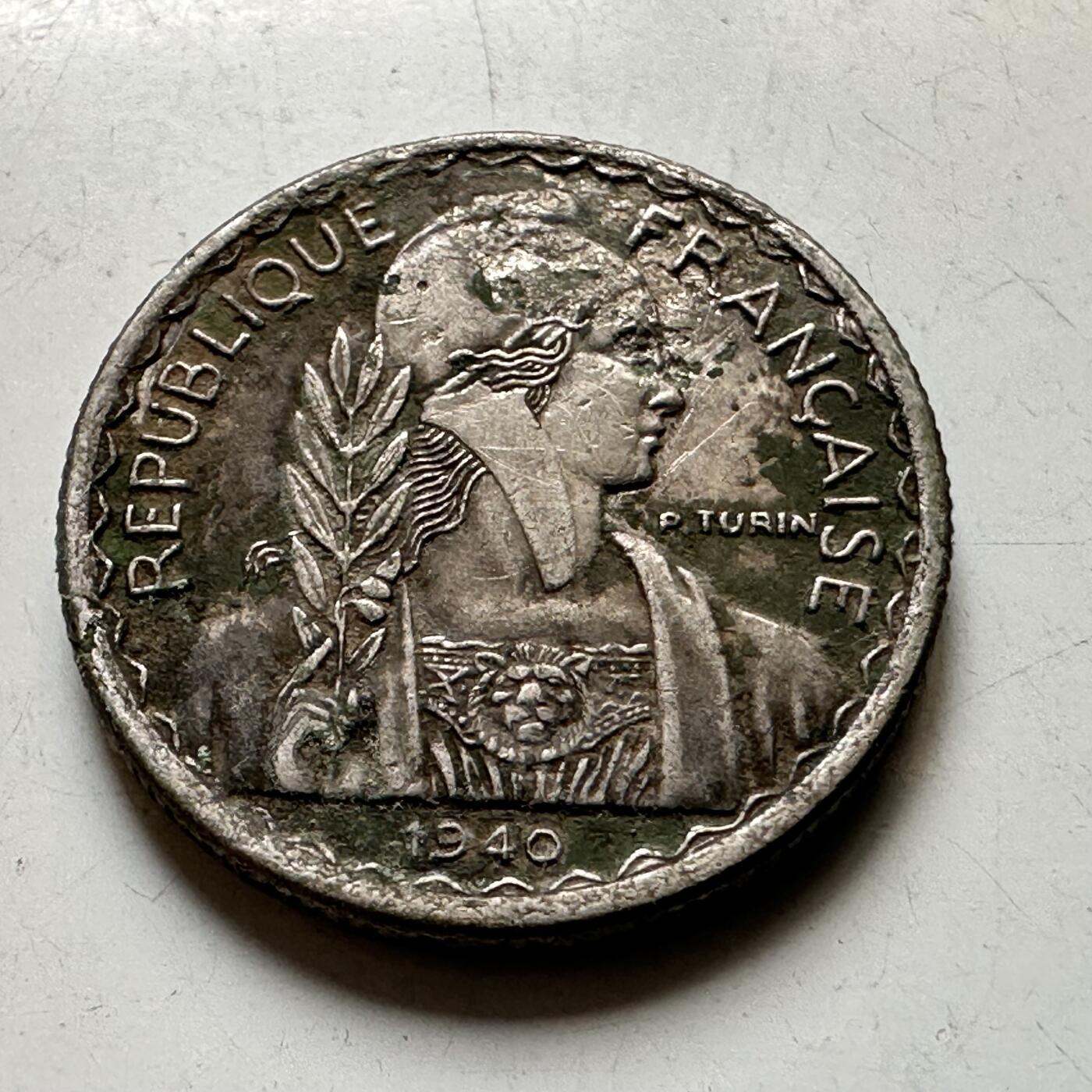 🌹外币初藏🌹🐯2026年第44场   每周二四六晚8️⃣点  世界硬币 法属印度支那1940年十分