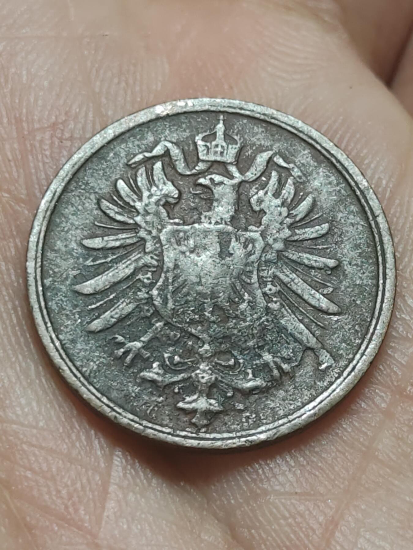 2026年第四十五场(总第二百一十四场）外国好品散币场(免佣金) 德意志帝国1875年2芬尼(威廉一世时期，D标慕尼黑造)