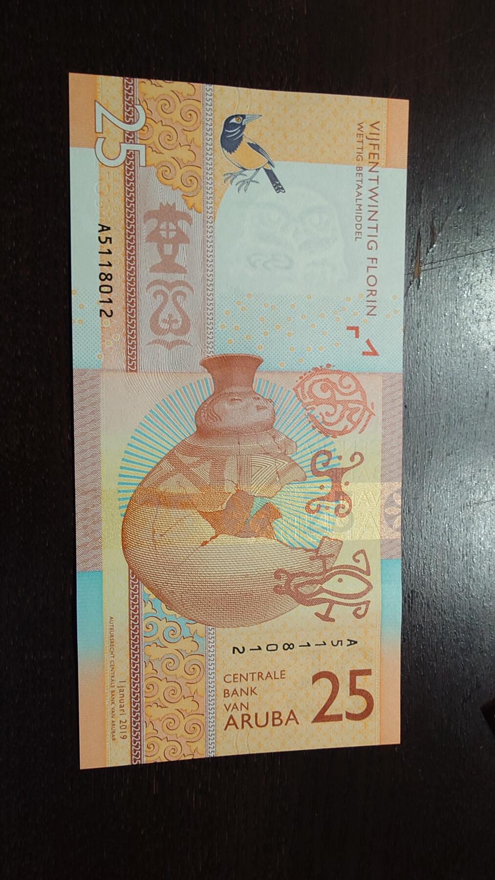 世界钱币～微拍第245期暨2026年第26期  新货卖剩品种部分上架提供选购【有看中的就一开始就出价，别为了晚付几天押金拖到最后，这里没出价的只要群里卖掉了就会撤】 2019年阿鲁巴10元 全新绝品无47尾号0132