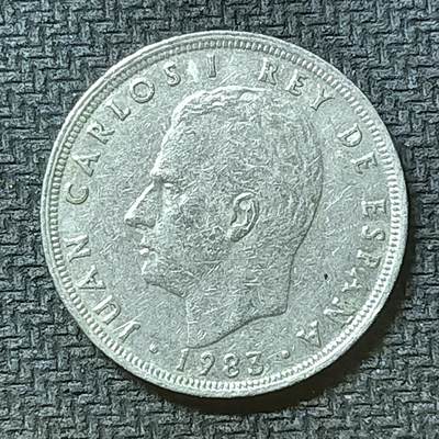 逸泉钱币2026第十九场世界钱币纪念币B2310-2754 2572西班牙1983年25比塞塔