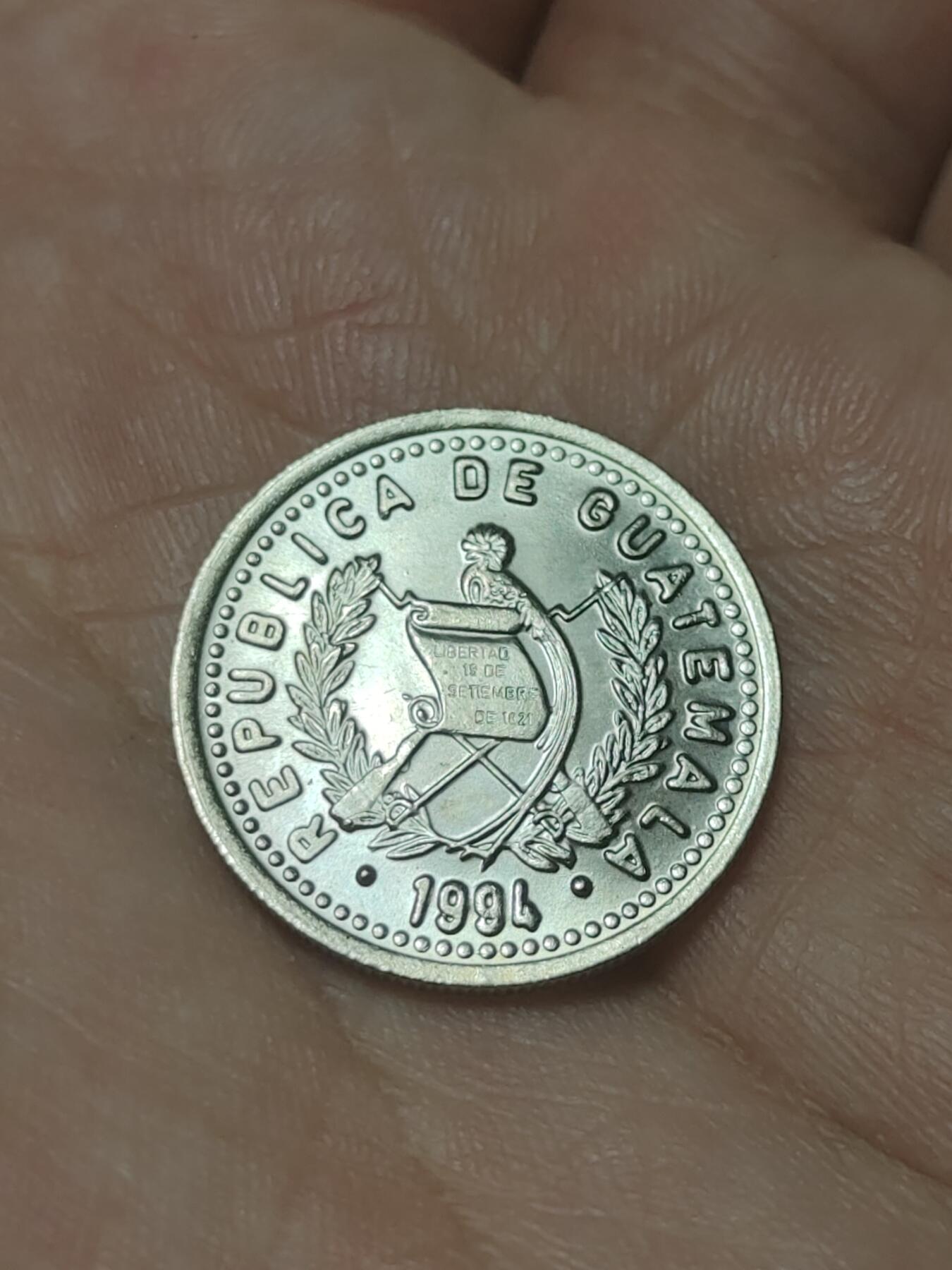 2026年第四十五场(总第二百一十四场）外国好品散币场(免佣金) 危地马拉🇬🇹1994年10分(1986–1994年版，关门年)