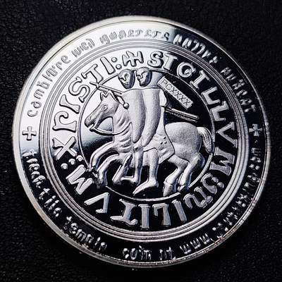 泉币菌-第229场-拍品多 请提前出价 纪念章 马剑骑士  40×3mm 纪念品