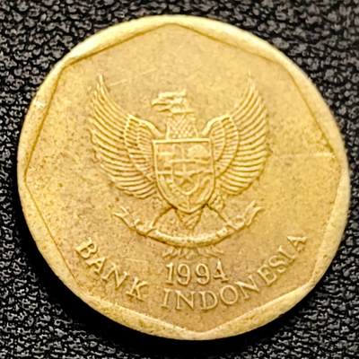 泉币菌-第229场-拍品多 请提前出价 耕牛 印尼100卢比硬币 1994年 直径22mm铜币 