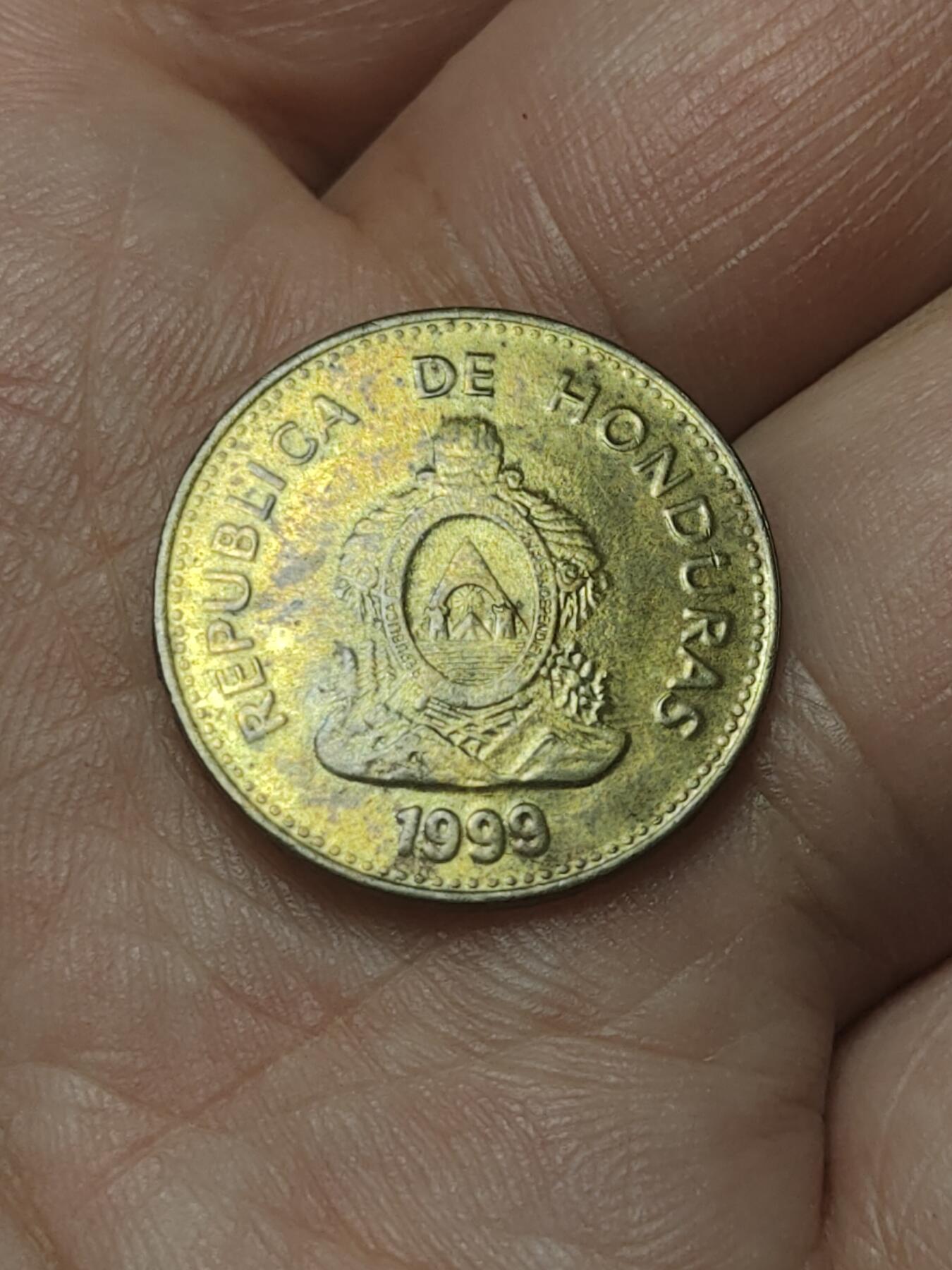 2026年第四十五场(总第二百一十四场）外国好品散币场(免佣金) 洪都拉斯🇭🇳造1999年5分(1995–2007年版)