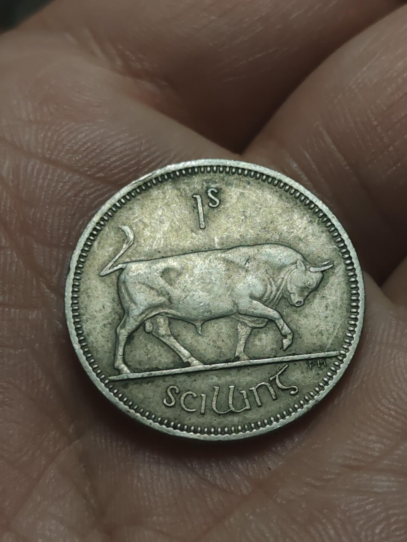 2026年第四十五场(总第二百一十四场）外国好品散币场(免佣金) 爱尔兰🇮🇪1959年1先令(共和国时期第一套第二版)