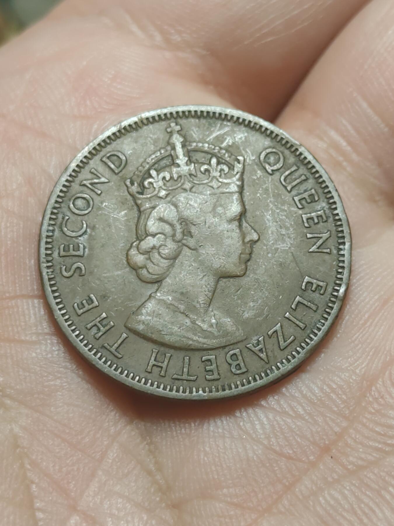 2026年第四十五场(总第二百一十四场）外国好品散币场(免佣金) 英属塞浦路斯1955年5米尔(伊丽莎白二世时期，首发年仅发行2年)