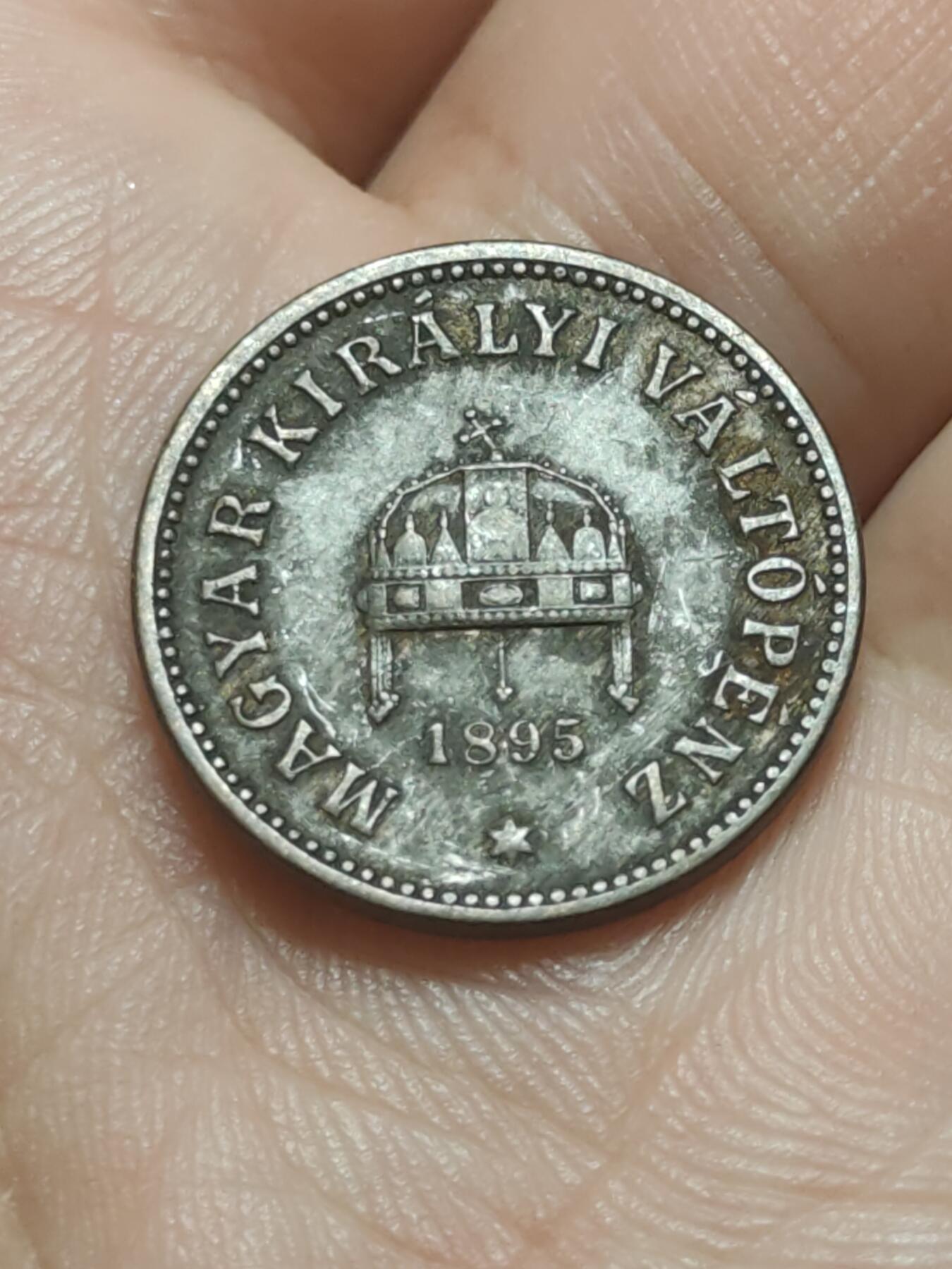 2026年第四十五场(总第二百一十四场）外国好品散币场(免佣金) 匈牙利王国1895年2菲勒(奥匈帝国弗朗茨·约瑟夫一世时期第二套)