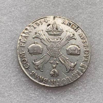 世界钱币专场拍卖 每周二开拍 - 1794年奥属尼德兰弗朗茨三皇冠1泰勒银币