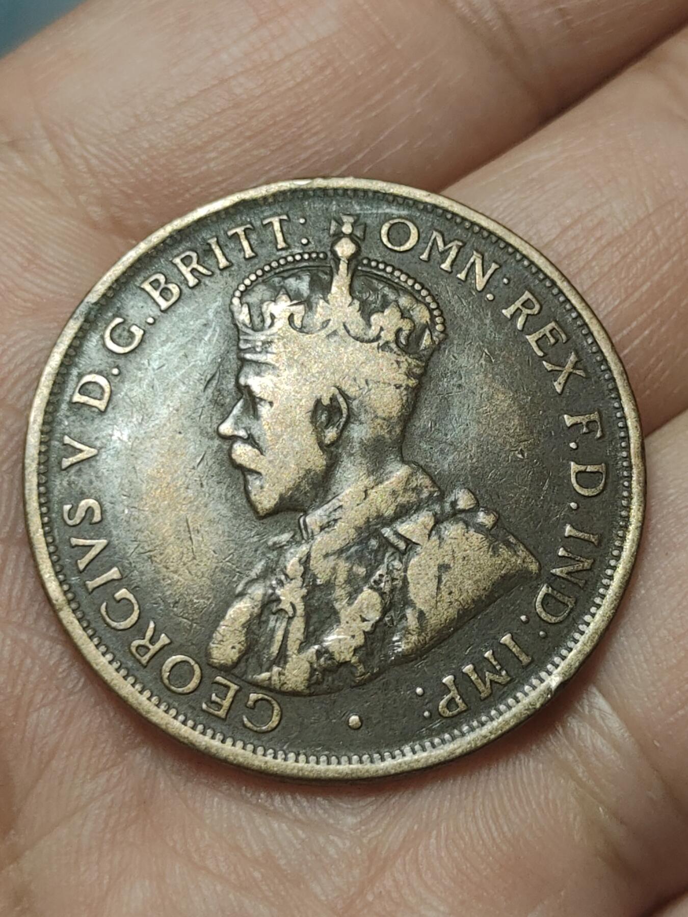 2026年第四十五场(总第二百一十四场）外国好品散币场(免佣金) 少见年份–澳大利亚🇦🇺1911年1便士(乔治五世加冕年，首发年，L版伦敦造)