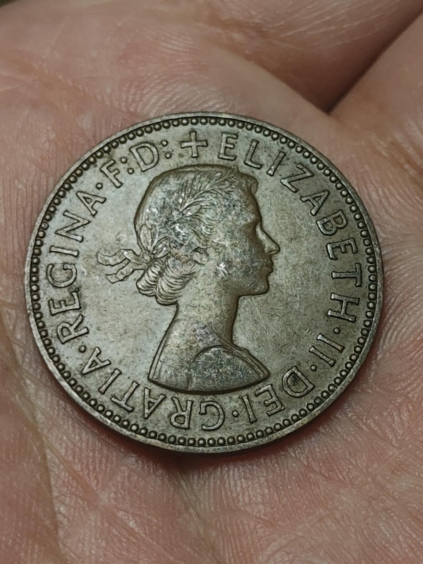 2026年第四十五场(总第二百一十四场）外国好品散币场(免佣金) 英国🇬🇧1957年1/2便士(伊丽莎白二世青年桂冠第二版)