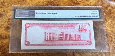 得物收藏 Chase Auction 第37期 - - 外钞、银元、民国钞和人民币混合场！ 持续更新！ 1964年特立尼达和多巴哥1元，PMG66！