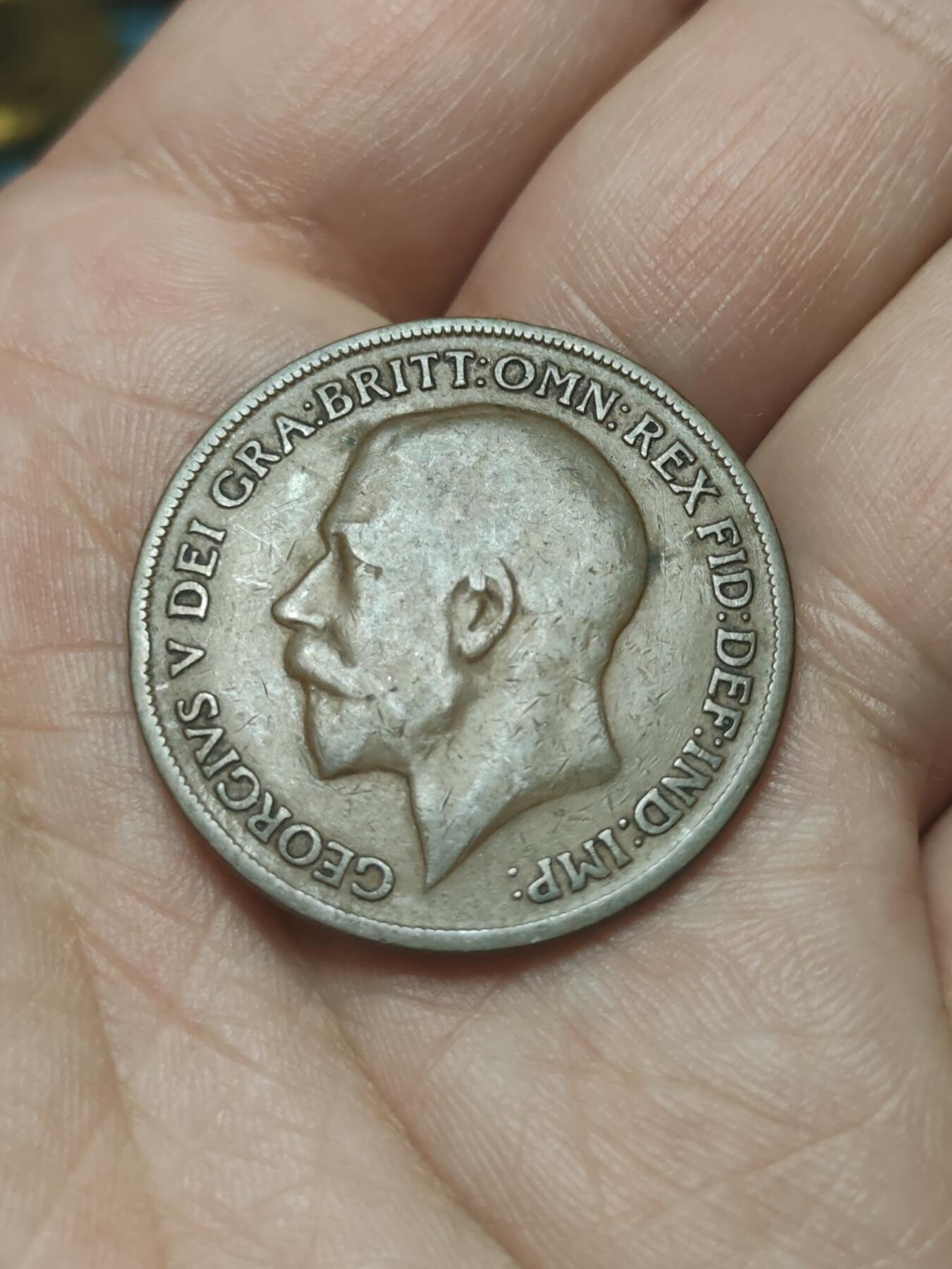 2026年第四十五场(总第二百一十四场）外国好品散币场(免佣金) 英国🇬🇧1920年1便士(乔治五世第一版)