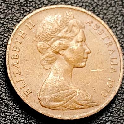 泉币菌-第229场-拍品多 请提前出价  1973年 英属澳大利亚2分铜币 伞蜥蜴斗篷蜥 21.5mm