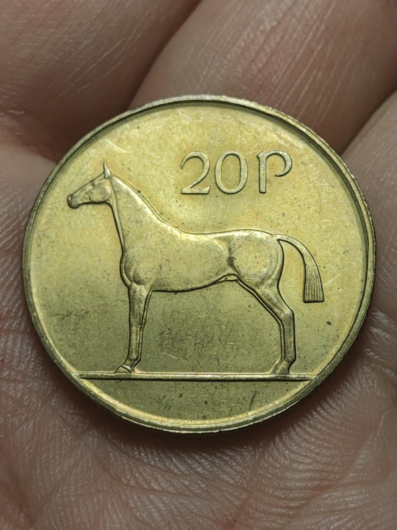 2026年第四十五场(总第二百一十四场）外国好品散币场(免佣金) 爱尔兰🇮🇪1986年20便士(共和国时期第二套)