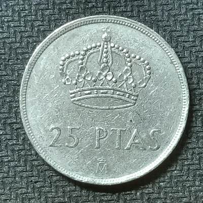 逸泉钱币2026第十九场世界钱币纪念币B2310-2754 2572西班牙1983年25比塞塔