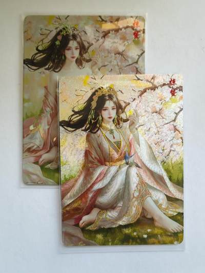 言遇卡牌 第8期【2026.04.25周六晚22：00截拍】 惊蛰A粗闪+惊蛰C彩闪 共2张 二十四节气 彼岸花 