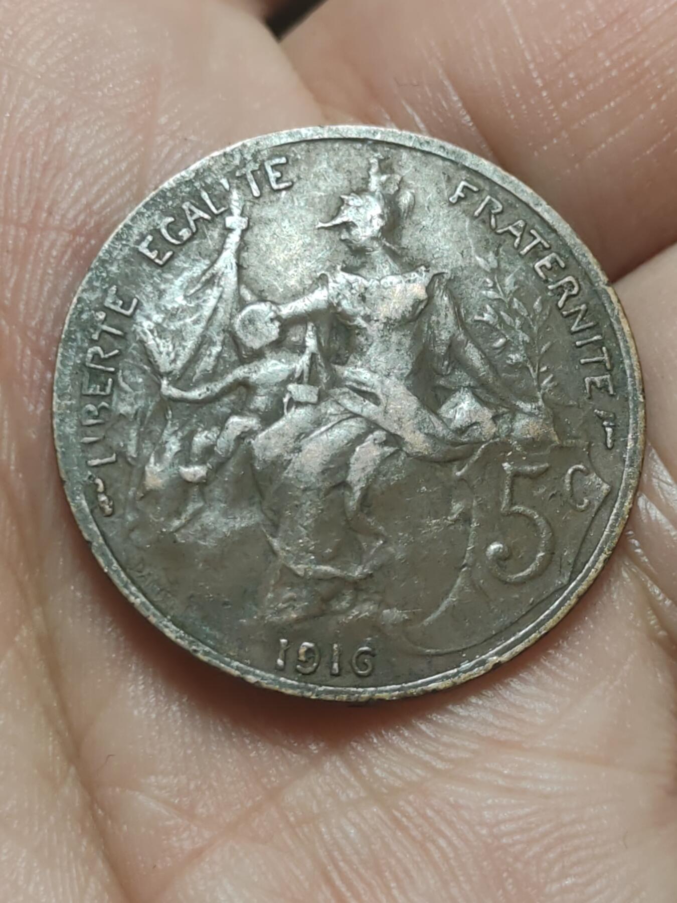 2026年第四十五场(总第二百一十四场）外国好品散币场(免佣金) 法兰西第三共和国1916年5生丁(第二版)