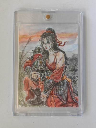 言遇卡牌 第8期【2026.04.25周六晚22：00截拍】 【手绘卡】【亲签】【钤印】梁红玉 卡背 亲签+钤印 带卡砖