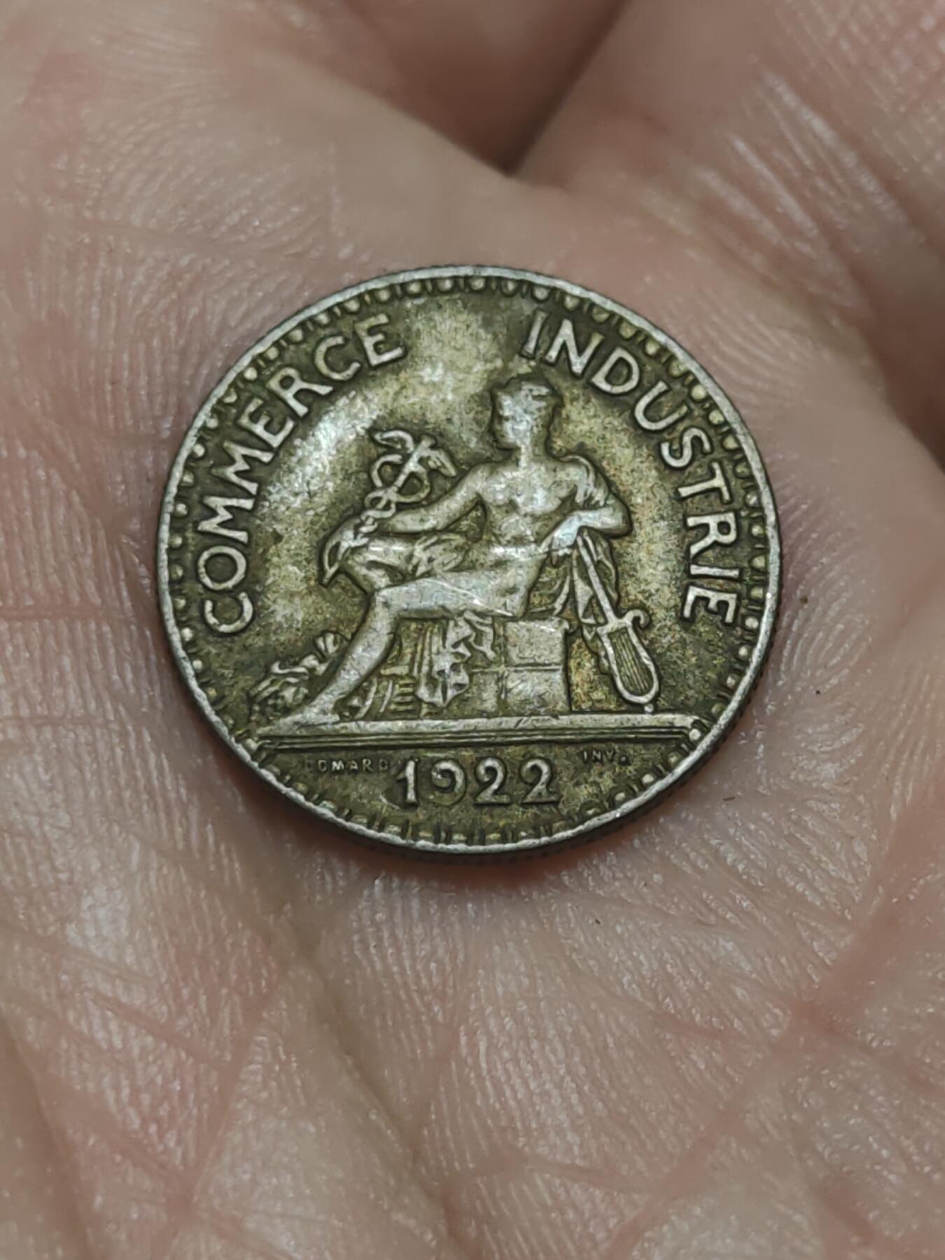 2026年第四十五场(总第二百一十四场）外国好品散币场(免佣金) 法兰西第三共和国1922年50生丁(第三版)