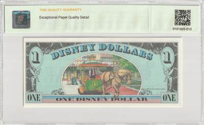 PThappally收藏第57次拍卖，英联邦地区硬币纸币 美国，1988年迪士尼1美元A系列 米奇诞辰60周年 TQG 66 EPQD Gem UNC