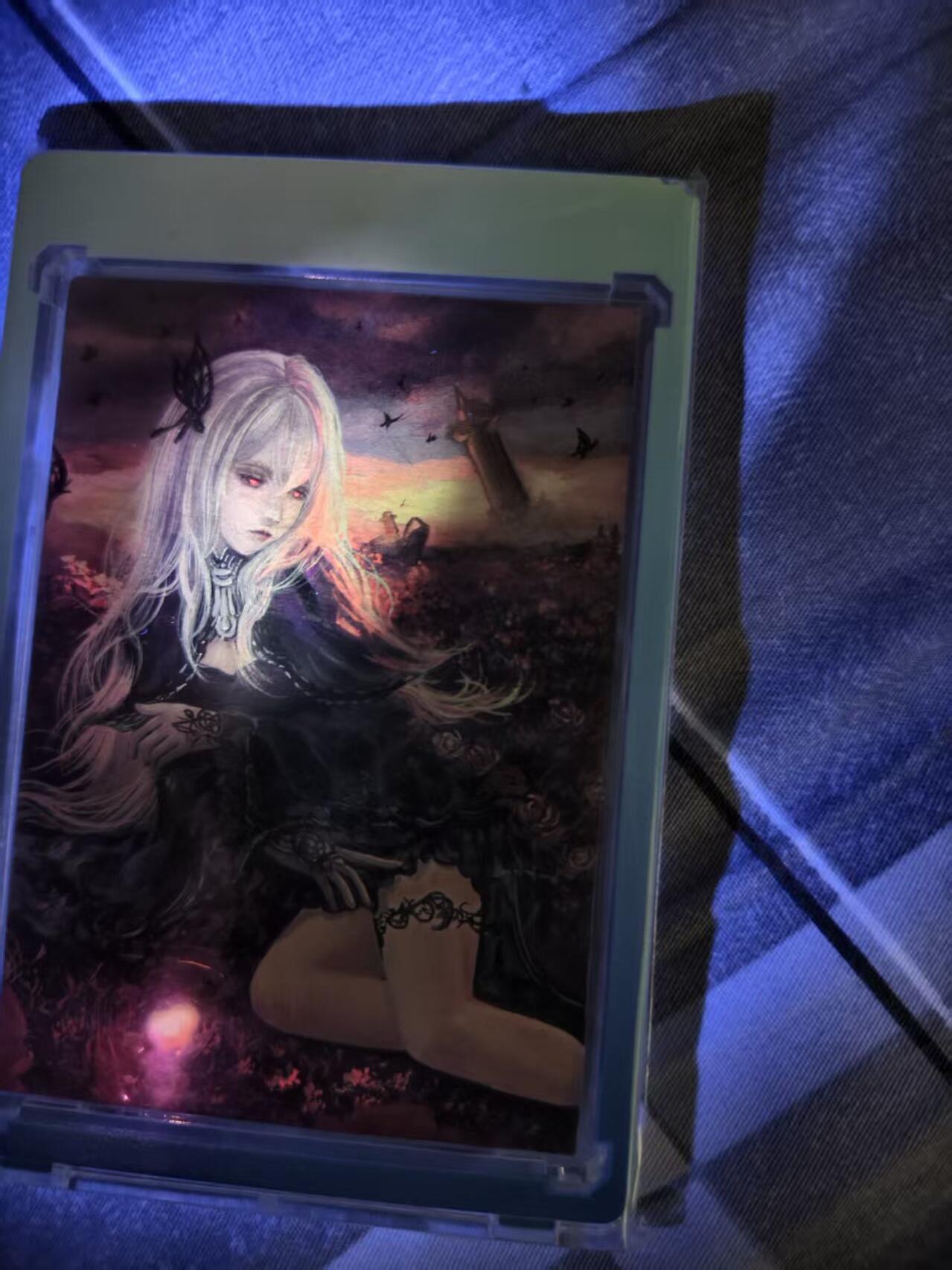 第112期阳大大卡牌拍卖第112期（持续收拍品，周六晚上九点截拍，进群福利早知道） 【特效手绘卡】于蕊 往生花 手绘盒里拆出 绝色手绘卡1/1