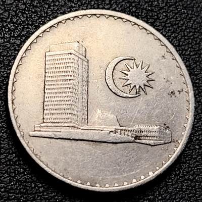 泉币菌-第229场-拍品多 请提前出价 1973年 马来西亚20分 国会大厦 直径24mm