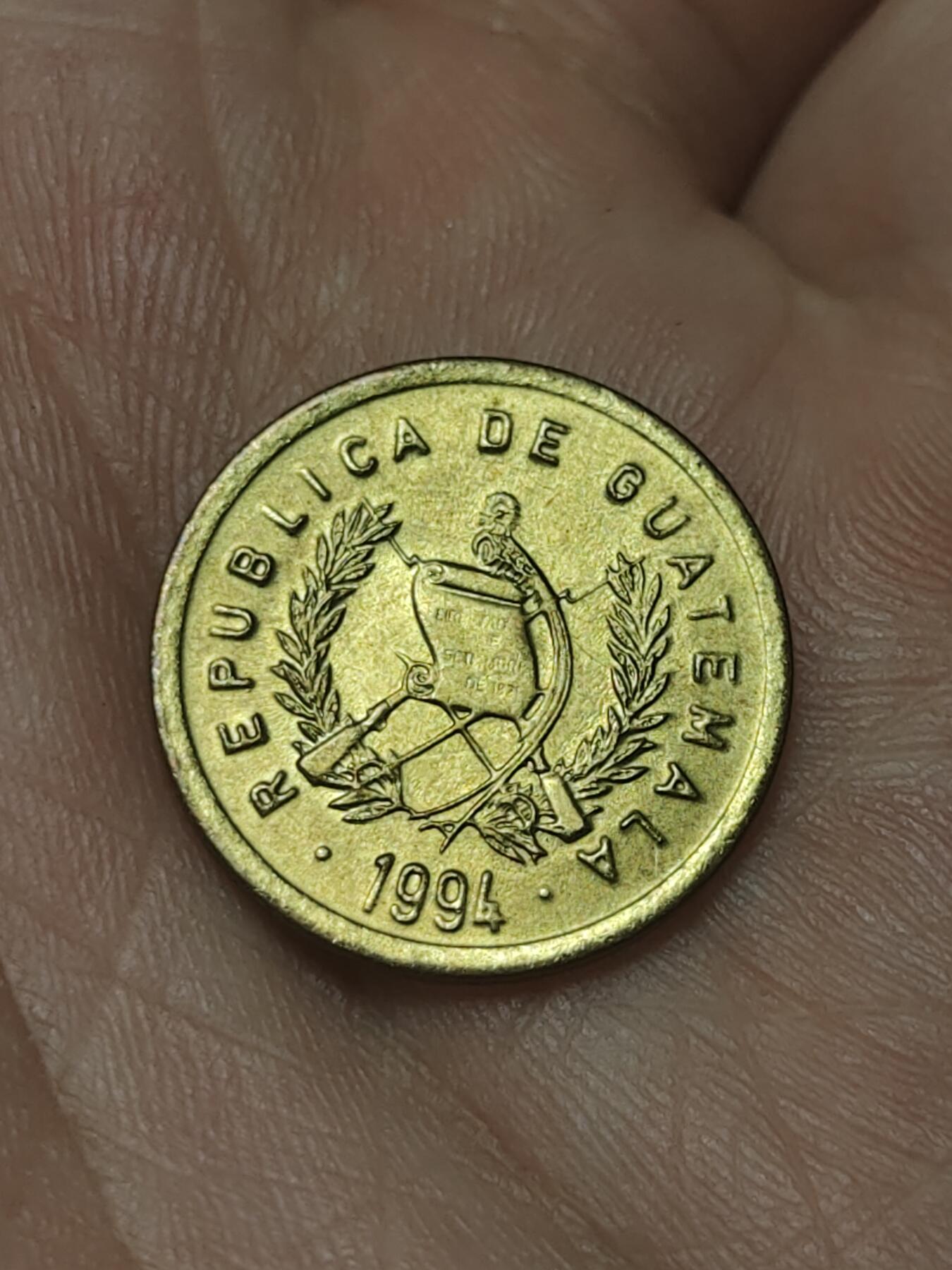 2026年第四十五场(总第二百一十四场）外国好品散币场(免佣金) 危地马拉🇬🇹1994年1分(1993–1995年版，仅发行3年)