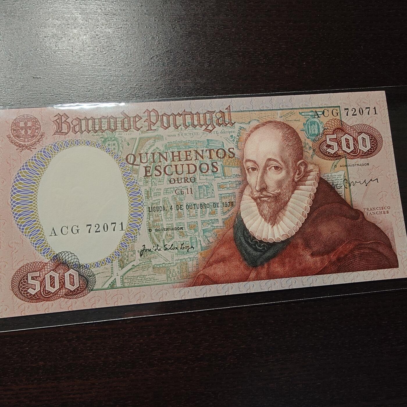 世界钱币～微拍第245期暨2026年第26期  新货卖剩品种部分上架提供选购【有看中的就一开始就出价，别为了晚付几天押金拖到最后，这里没出价的只要群里卖掉了就会撤】 1979年葡萄牙500 全新绝品无4尾号071