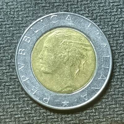 逸泉钱币2026第十九场世界钱币纪念币B2310-2754 2472意大利500里拉双色硬币