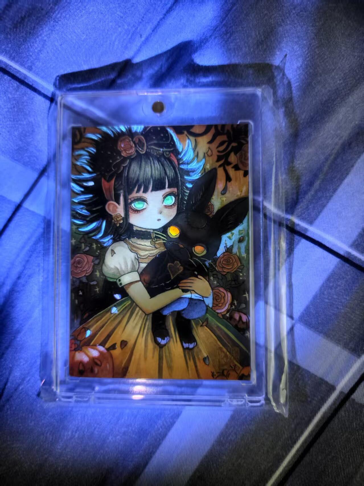 第112期阳大大卡牌拍卖第112期（持续收拍品，周六晚上九点截拍，进群福利早知道） 【特效手绘卡】AD 木偶奇遇记  手绘盒里拆出 绝色手绘卡1/1