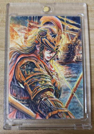 第二场手绘、卡牌、周边专场 零佣长期收拍 - 【手绘卡】三国名场面 周瑜火烧连营 知名画师春妹妹