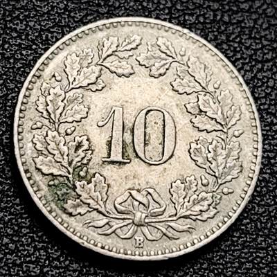 泉币菌-第229场-拍品多 请提前出价 1962年 高币值 百年延续 女神 瑞士10分銅镍硬币