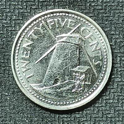 逸泉钱币2026第十九场世界钱币纪念币B2310-2754 2514巴巴多斯2008年25分